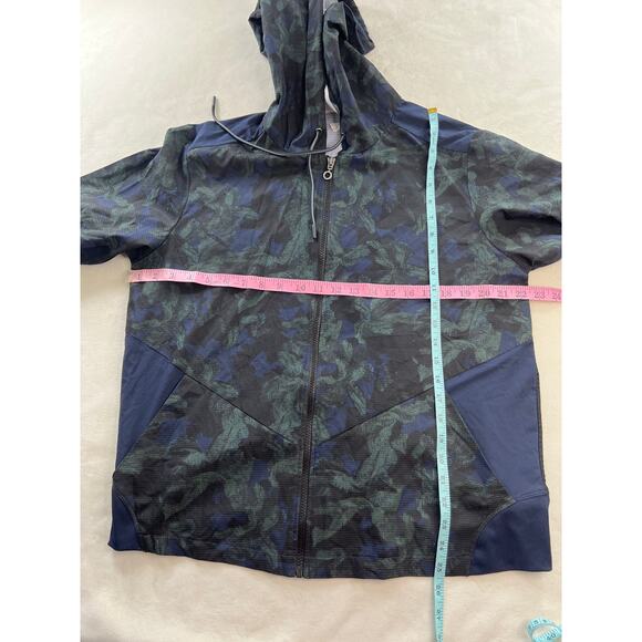 ZYIA Active Womens Lightweight Full Zip Evening Paradise Hooded Mesh Jacket XL - Picture 9 of 9